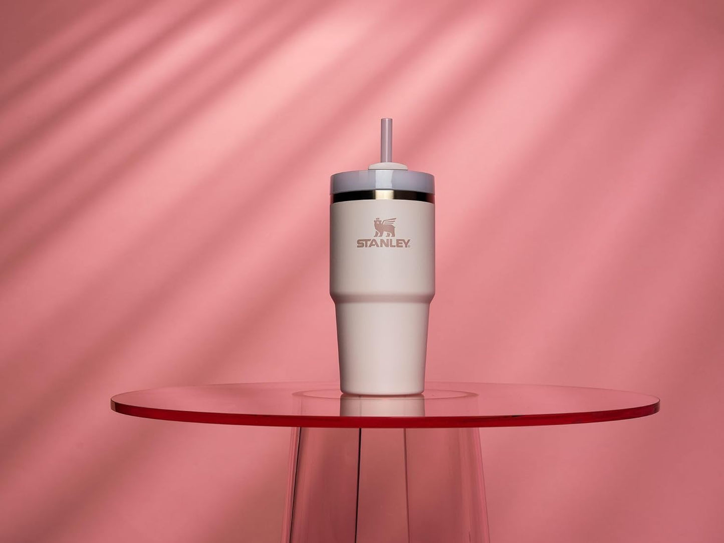 STANLEY Quencher H2.0 Tumbler with Straw 20 oz | Flowstate 3-Position Lid | Cup Holder Compatible for Travel | Insulated Stainless Steel Cup | BPA-Free | Rose Quartz 2.0 (Pack of 4)