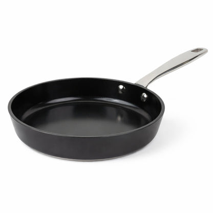 Alva Maestro 8 Inch Ceramic Nonstick Frying Pan, Non Stick Pan, PFAS Free Egg Pan, Small Frying Pan, Stainless Steel Handle, Induction Safe Nonstick Pan, PTFE & PFOA Free Cooking Pan