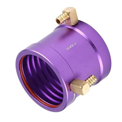 Bewinner 36mm Metal Water Cooling JacketPerfect Water Cooling Jacket for RC MotorsSuitable for 3650/3660 Motorwith Good Heat Dissipation Performanc