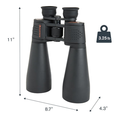 Celestron SkyMaster 25x70 Binoculars – Powerful Binoculars for Detailed Long-Distance Viewing and Binocular Astronomy – Multi-Coated Optics – Tripod Adapter & Carrying Case