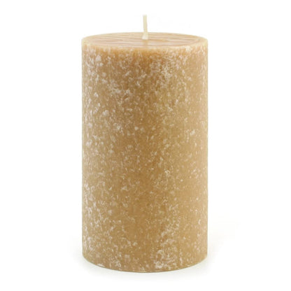 Root Candles Timberline™ Premium Handcrafted Unscented Pillar Candle, 4 x 6-Inch, Beeswax