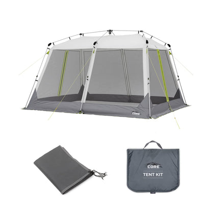 CORE 12'x10' Instant Screen House with Footprint and Tent Kit