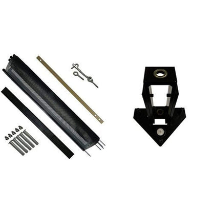 Pool Fence DIY by Life Saver Pool Fence, 72-Foot Black Barrier Fence and Drill Guide Bundle