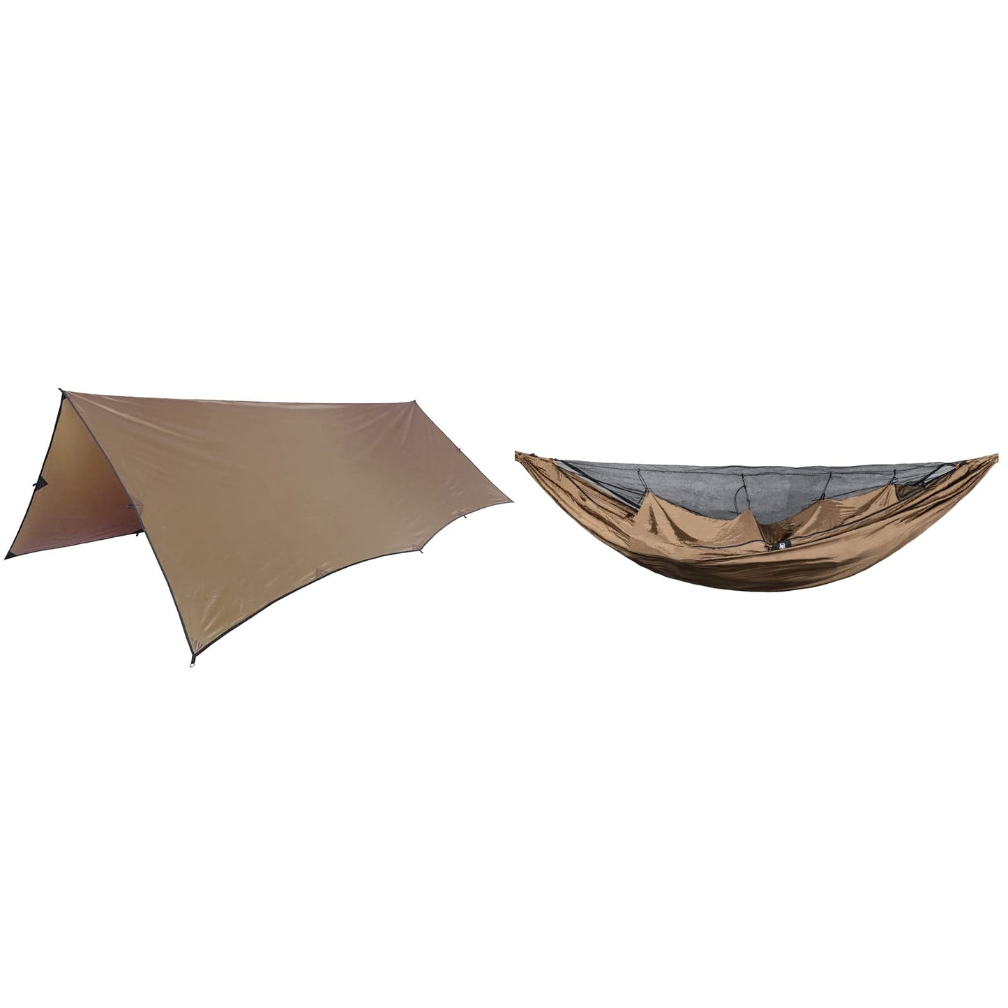 OneTigris KOMPOUND Camping Hammock + OneTigris Bulwark Waterproof Camping Tarp