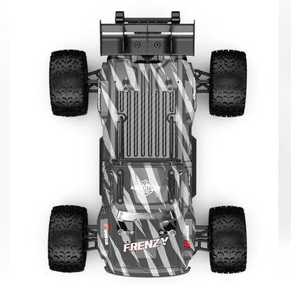 1:12 4WD RC Monster Truck Brushless Motor 70+km/h High Speed Double 3S Li-Po Battery with Balance Charger Waterproof All-Terrain Hobby Grade Remote Control Car for Adults