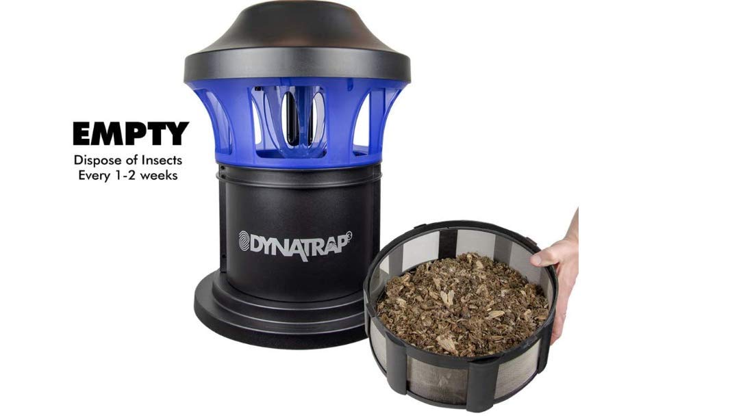 DynaTrap DT1775 1 Acre Mosquito & Flying Insect Trap – Kills Mosquitoes, Flies, Wasps, Gnats, & Other Flying Insects - Bug Zapper Alternative - Black