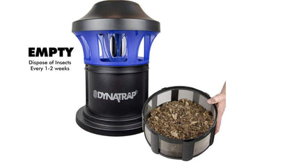 DynaTrap DT1775 1 Acre Mosquito & Flying Insect Trap – Kills Mosquitoes, Flies, Wasps, Gnats, & Other Flying Insects - Bug Zapper Alternative - Black