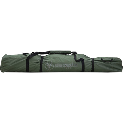 Gazelle Tents™ T4 Hub Tent, Easy 90 Second Set-Up, Waterproof, UV Resistant, Removable Floor, Ample Storage Options, 4-Person, Alpine Green, 94" x 94" x 78", GT400GR