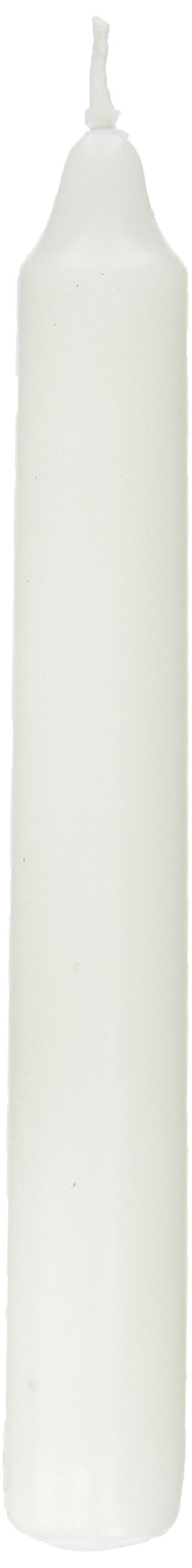 Tapered Candles - 80 Bulk Set of 6” Sticks - 5 Hours Clean, Long-Burning White Candlesticks - Dripless Unscented & Hand-Dipped Tall Candles for Dinners - White Taper Candles by PARNOO