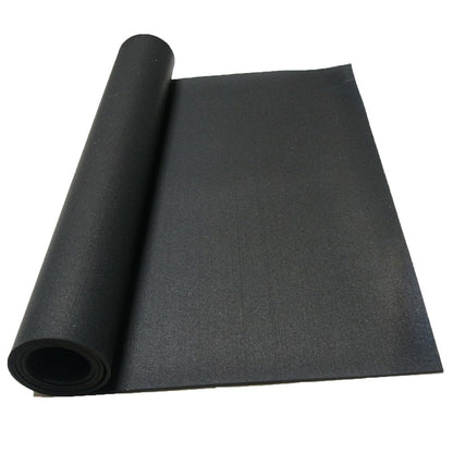 Rubber-Cal Recycled Rubber Flooring Roll - 1/4 in. x 4 ft. x 9 ft. - Black
