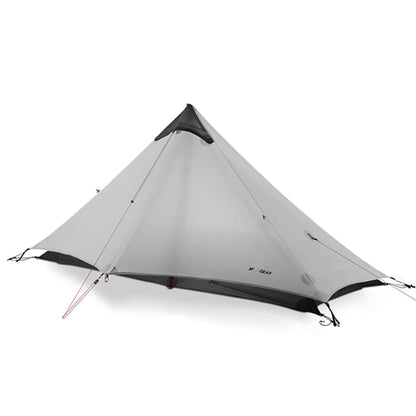 3FULGEAR Ultralight Tent for Backpacking, LANSHAN 1 Trekking Pole Tent 1 Person 3/4 Season Lightweight Easy Set Up Double Layer Shelter Waterproof Tents for Camping Hiking Outdoor Mountaineering