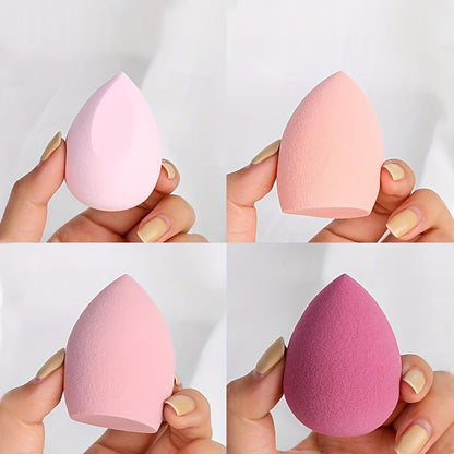 4 Pcs Makeup Sponges Blender Set Professional Beauty Sponge Foundation Blending Blender Beauty Sponge For Makeup Tool with Gift Box Latex-Free Dry Wet Use Foundation Cosmetic Makeup Accessories