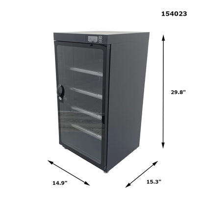 PreAsion 100L 5 Layers Electronic Dry Cabinet Camera Storage Dehumidify Cabinet 100-240V Noiseless and Energy Saving for Camera and Lenses Automatic Digital Camera Storage Dry