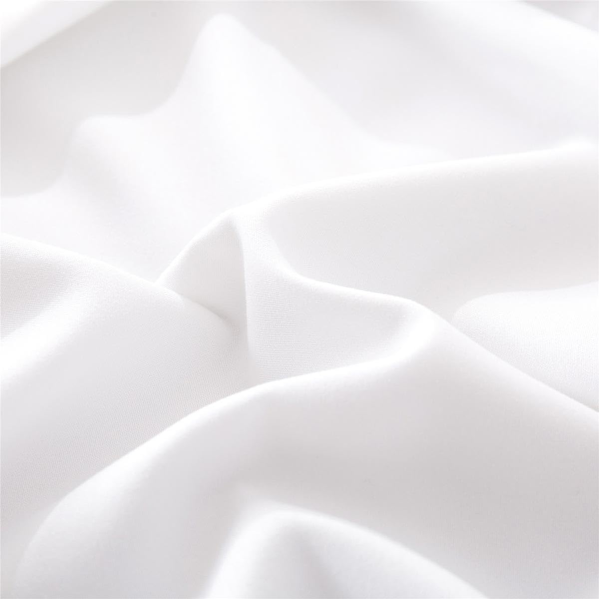 Skiennix Microfiber Bed Pillowcases - Super Soft, Wrinkle & Fade Resistant | 2 Pack, 20x26, White