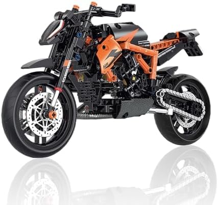 HIGH GODO Technic Motorcycle Building Set 1:8 MOC Motorcycle Model Kit for Adults Build and Display Ideas Cool Toys Gift for Teens Adults 14+ (579PCS)