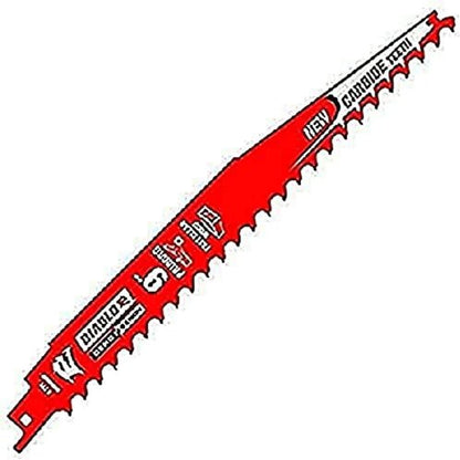 Diablo Demo Demon Reciprocating Saw Blades - Carbide Tipped for Pruning & Clean Wood | 9" Length, 3 TPI, 3-Pack