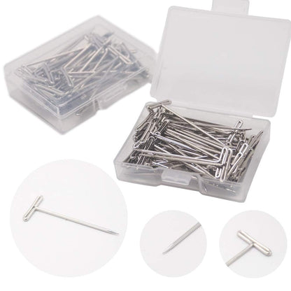 LAMXD Knit Blocking Pins Kit - 25 Pcs Knit Blockers & 100 T-pins Kit for Blocking Mats- Knit Blocking Combs for Blocking Knitting, Crochet, Lace or Needlework Projects, use for Knitting Mat
