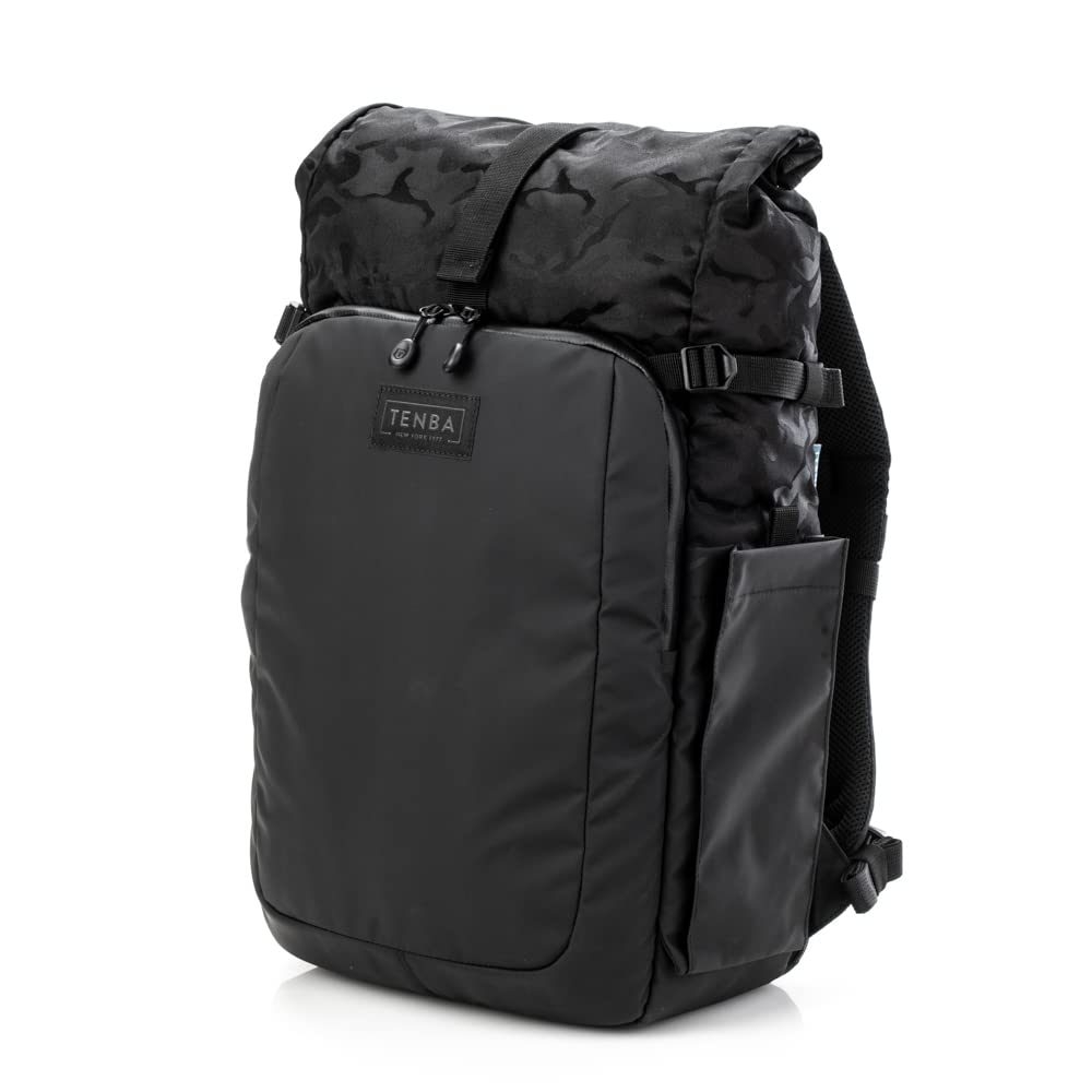 Tenba Fulton v2 14L All Weather Backpack for Mirrorless and DSLR cameras and lenses – Black/Black Camo (637-735)