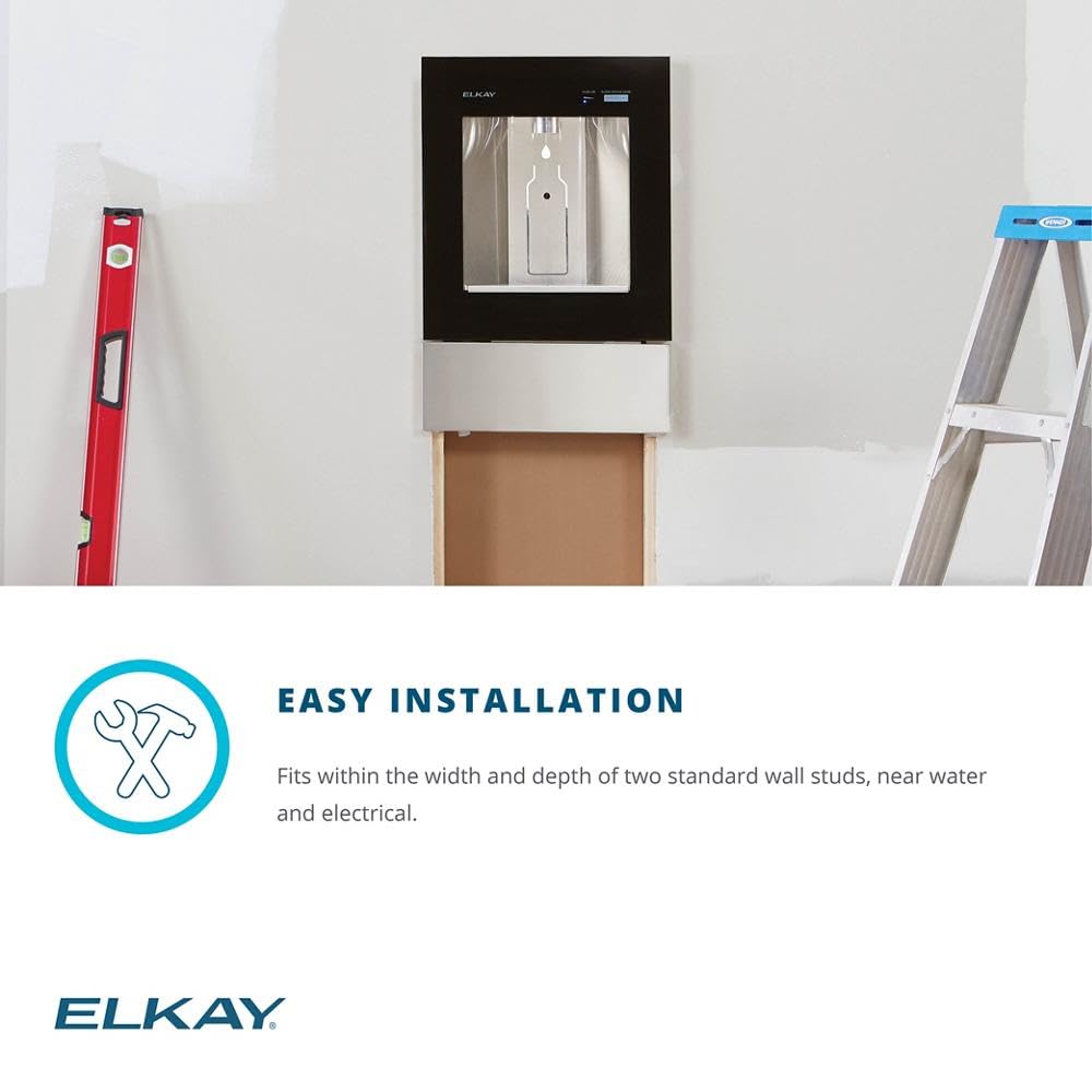 Elkay ezH2O Liv Built-in Filtered Water Dispenser, Non-refrigerated, Midnight