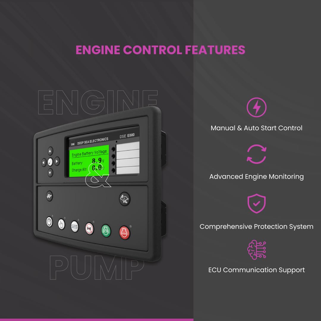 DSE E800-01 Original Made in UK | Engine Control Module for Engine Driven Pumps, compressors and Off-Highway Machinery