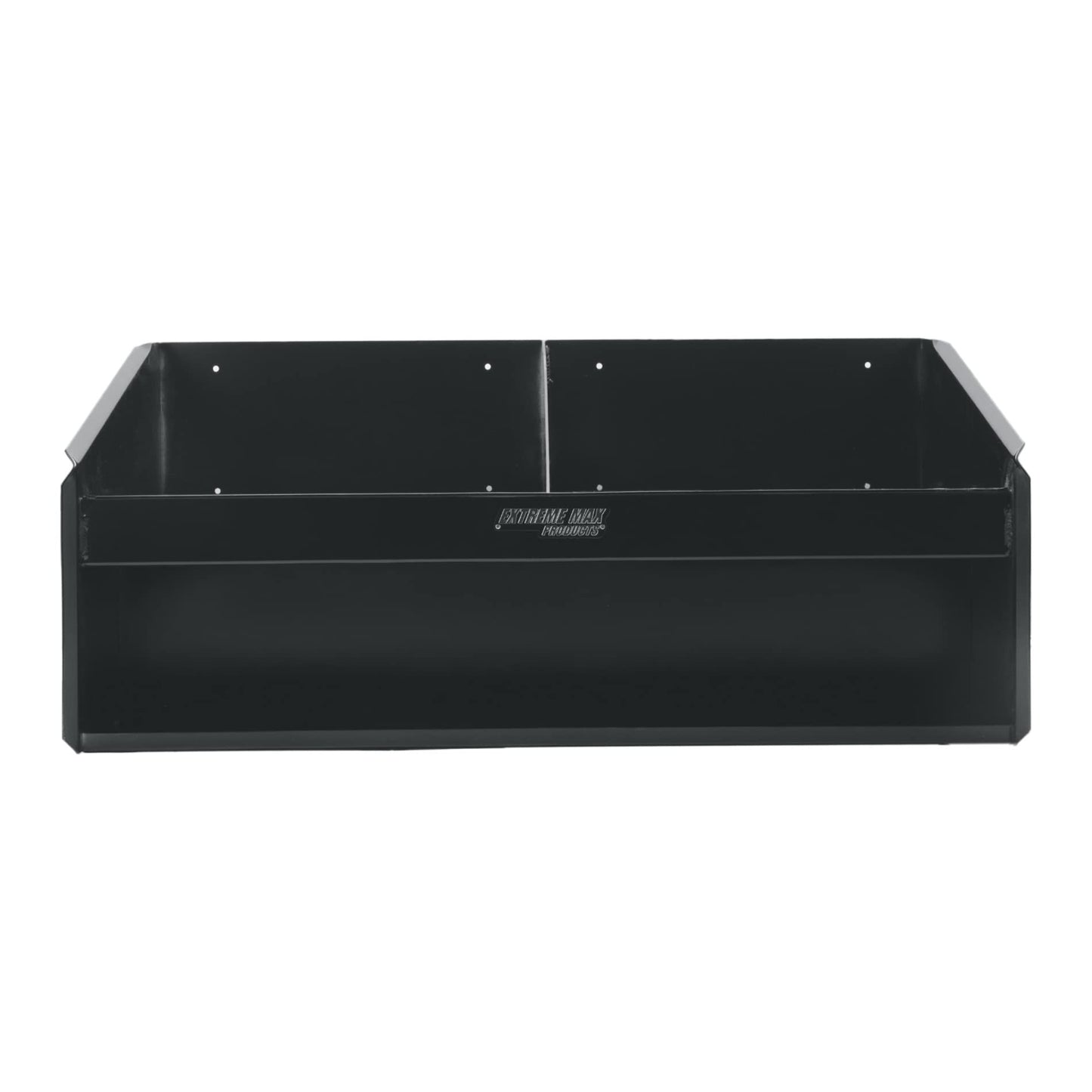 Extreme Max 5001.6139 Double Helmet Bay Wall-Mount Aluminum Cabinet Organizer for Enclosed Race Trailer, Shop, Garage, Storage - Black