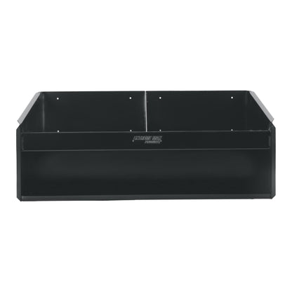 Extreme Max 5001.6139 Double Helmet Bay Wall-Mount Aluminum Cabinet Organizer for Enclosed Race Trailer, Shop, Garage, Storage - Black
