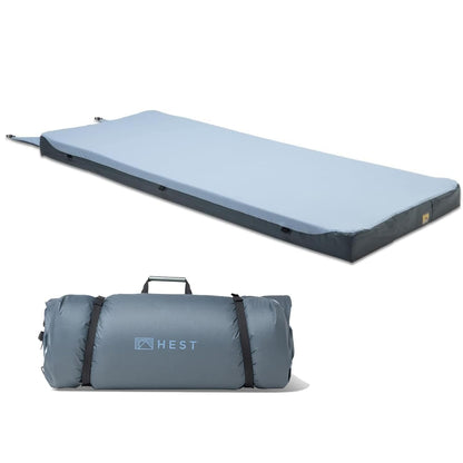 HEST Foamy Wide - Portable Camping Mattress, Enhanced Memory Foam, Wide Single Mattress, 78" L x 30" W