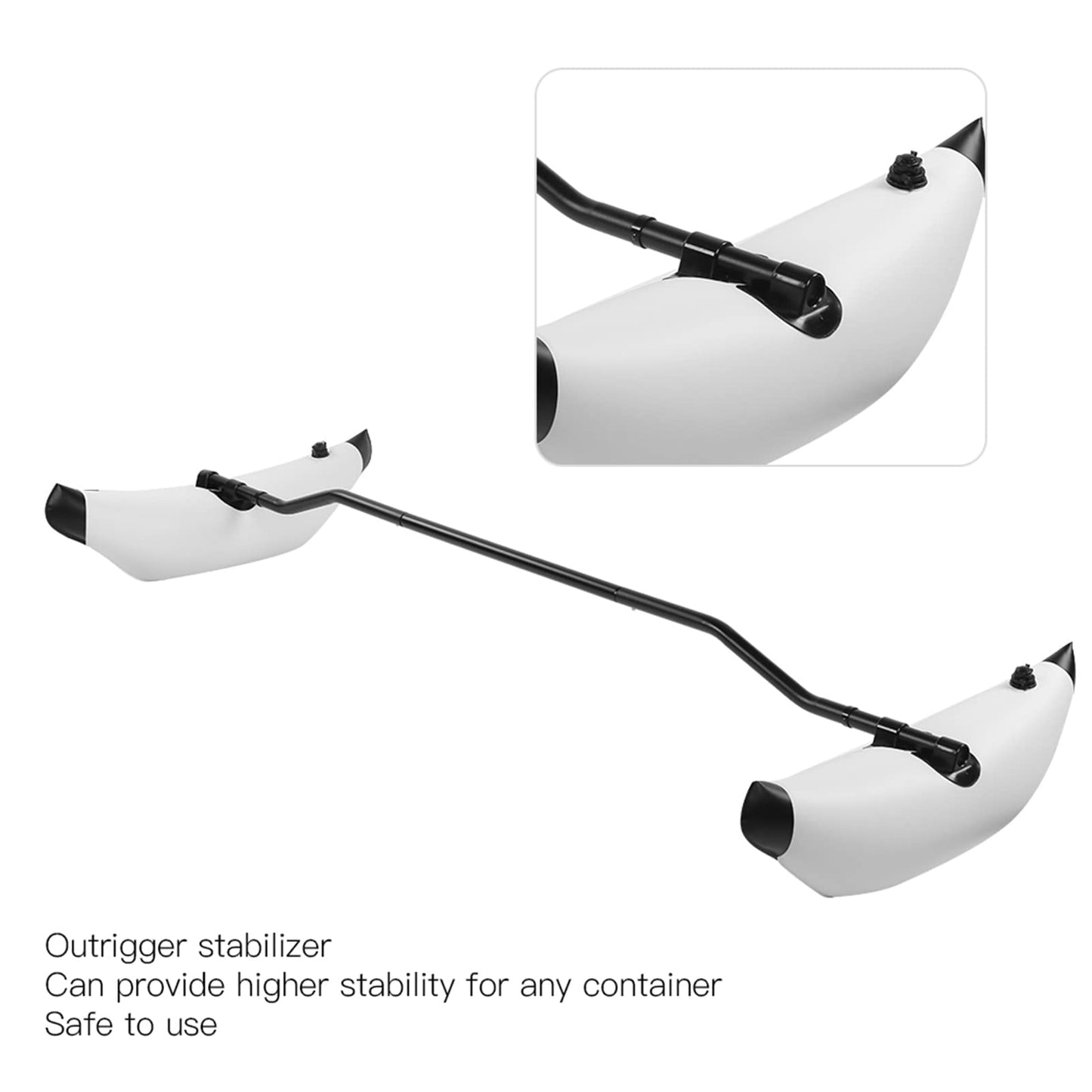 Kayak Outrigger Stabilizer , Portable PVC Higher Stability Kayak Outrigger Kit , Three Colours to Choose Inflatable Kayak Stabilizer , Easy to Install , for Floating Balancing Boat