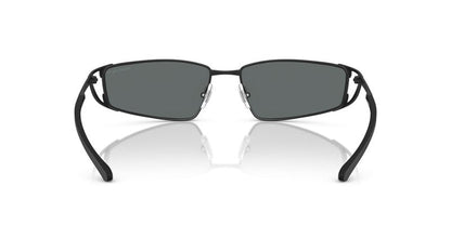 ARNETTE Man Sunglasses Matte Black Frame, Polar Grey Lenses, 64MM