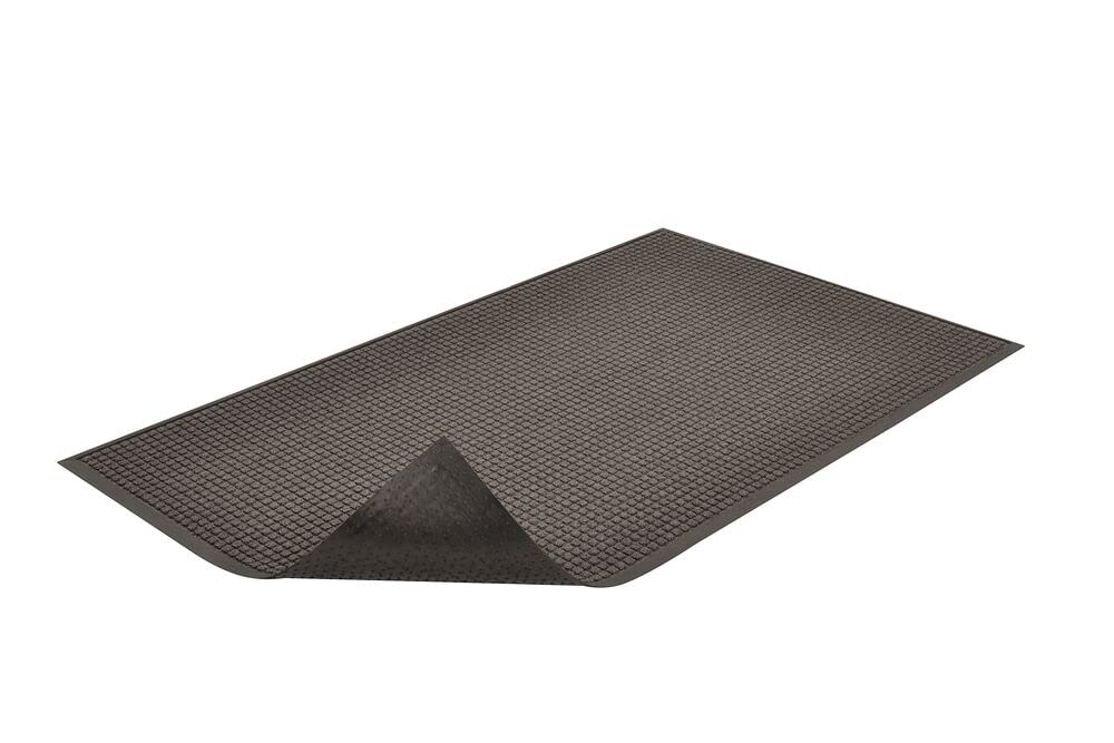 Notrax - 166S0410CH NoTrax 166 Guzzler Rubber-Backed Entrance Mat, for Home or Office 4' X 10' Charcoal, 4' Width x 10' Length