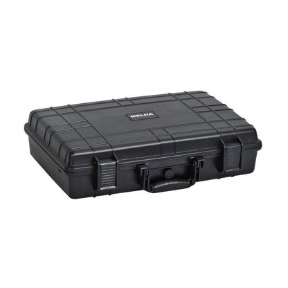 MEIJIA Portable Waterproof Protective Case,Hard Camera Case,Customized Fit Foam Inserted, Elegant Black,Fit for Camera, Equipments, Lens,Drones,19.78“X15.77"x7.41" (Black)