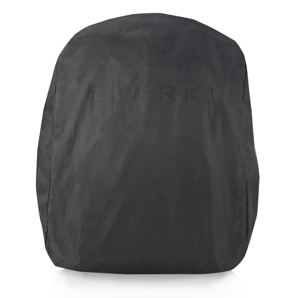 EVERKI Atlas Business Laptop Backpack (EKP121) with Black Rain Cover - Men's Backpack with 13"-17.3" Compartment, 32L Capacity - Travel-Friendly Backpack & Rain Cover Bundle
