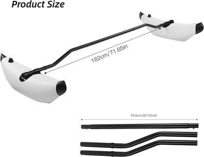 DAUERHAFT Inflatable Kayak Stabilizer , Kayak Outrigger Kit , PVC Canoe Accessories for Kayak Outrigger , Inflatable Boat for Kayak Outdoor