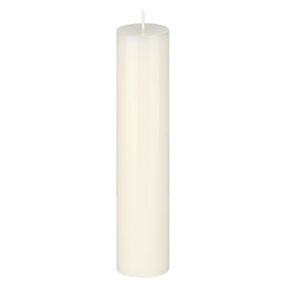 Mega Candles 1 pc Unscented Solid Off White Pillar Candles, Hand Poured Premium Wax Candle 2 Inch x 9 Inch, Home Décor, Spas, Weddings, Occasions, Party, Centerpieces, Holidays, Vigils, Prayers