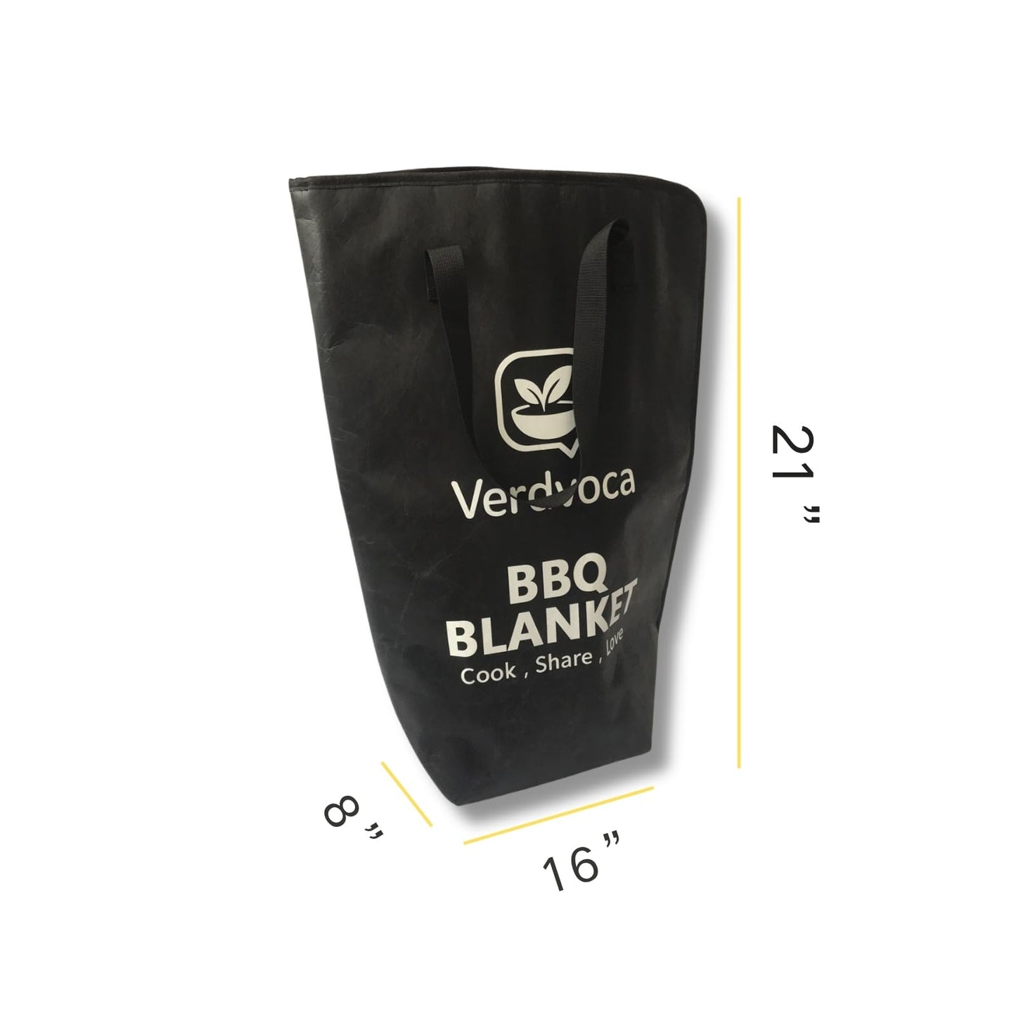 Verdvoca 2Pcs XXL Collapsible BBQ Prep Tubs w/Cutting Board and Lid, 1 Pcs 21 Inch Tyvek Black BBQ Blanket for Resting Meat