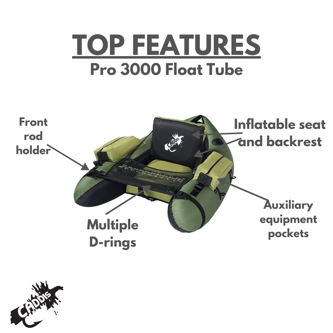 CADDIS Sports Fishing and Angling Float Tube (Pro 3000)
