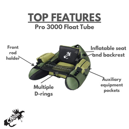 CADDIS Sports Fishing and Angling Float Tube (Pro 3000)