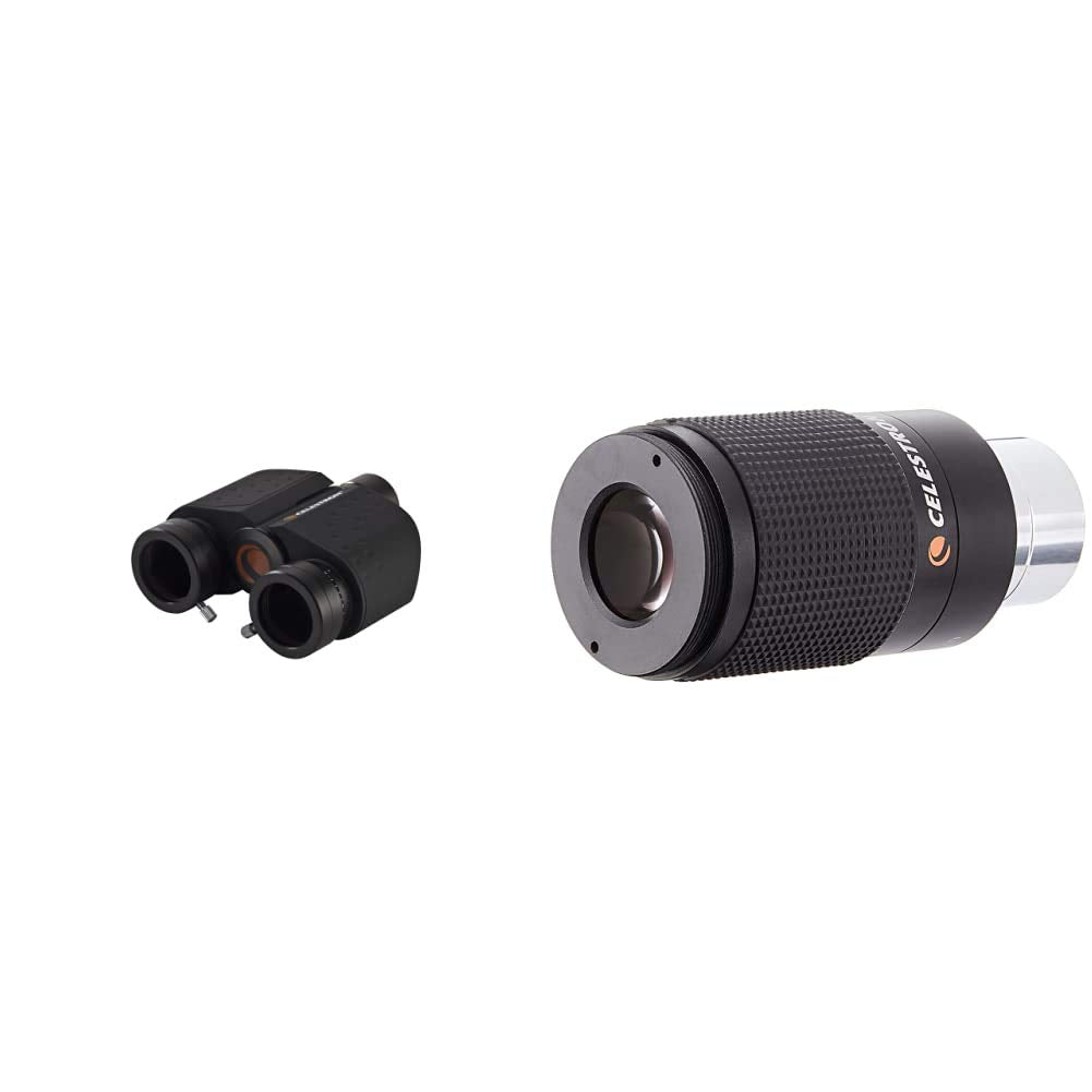 Celestron Stereo Binocular Viewer for Telescopes and Celestron - Zoom Eyepiece for Telescope - Versatile 8mm-24mm Zoom