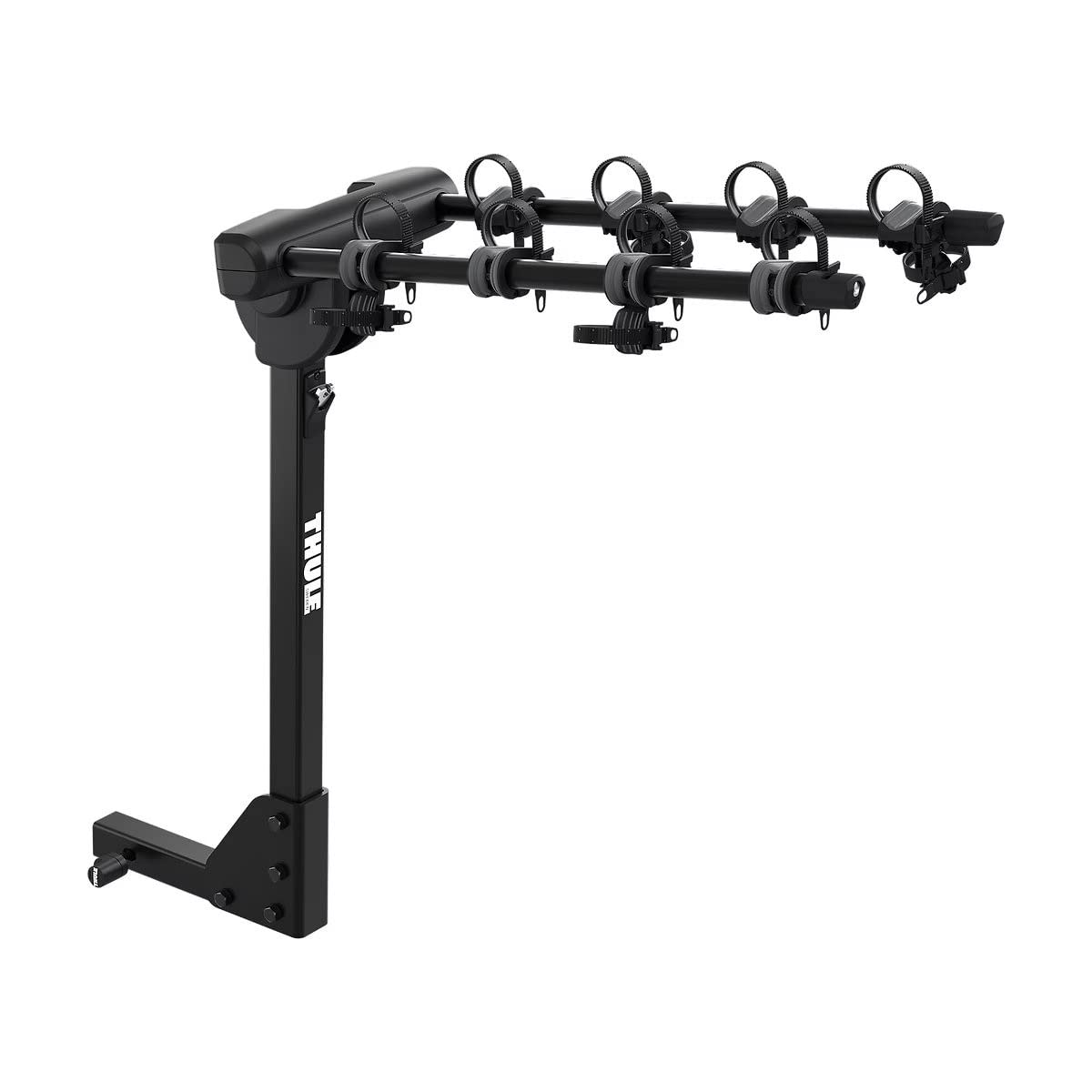 Thule Range Hanging Bike Rack, Designed for RV Travel, Carry 4 Bikes, Integrated Locks Included, Arms fold When not in use