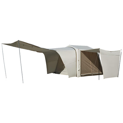 Naturehike Car Camping Inflatable Tent, 4 Ways to Use - Easy Setup SUV Tent for Family Camping, Waterproof & Sun Block Car Shade with Screen for Outdoor Cinema, Pinic, Fishing, with Storage Bag