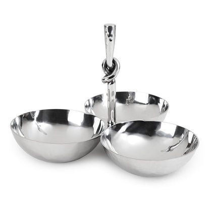 Mary Jurek Design, Inc. Helyx Snack Set 3-Bowl with Knot