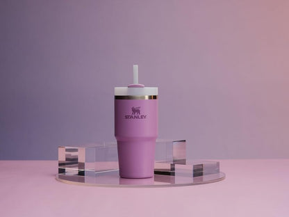 Stanley Quencher H2.0 Tumbler with Straw 20 oz | Flowstate 3-Position Lid | Cup Holder Compatible for Travel | Insulated Stainless Steel Cup | BPA-Free | Lilac