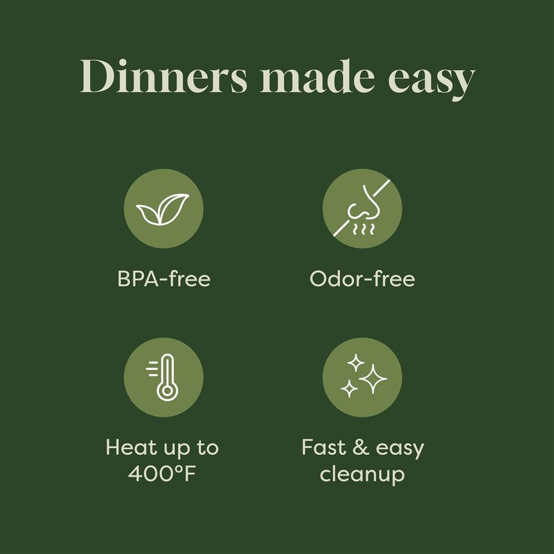 Oasier Oven Bags, Holds Up to 8 Pounds, 25 Count, Large Size 16" x 17.5", Roasting Bags for Oven Cooking & Baking, Easy Clean Lock in Flavor & Moisture