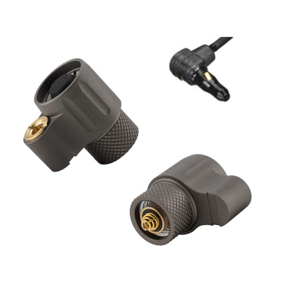 Z-BOLT® Dual Switch Cable Port Tailcap (Grey/Surefire Tan) for 3V/6V Malkoff, Blazer LEP & LED 18350/18650 Light Bodies & Surefire M300/340/M600/640DF Lights (DS00 Type Functionality)