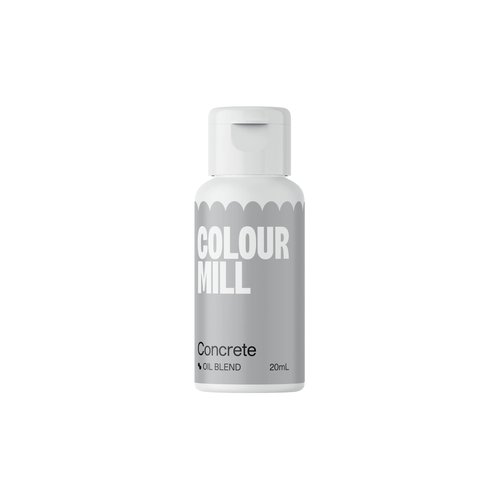 Colour Mill Oil-Blend Food Coloring, 20 Milliliters - Concrete