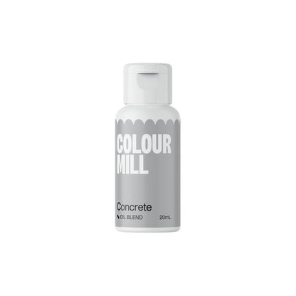 Colour Mill Oil-Blend Food Coloring, 20 Milliliters - Concrete