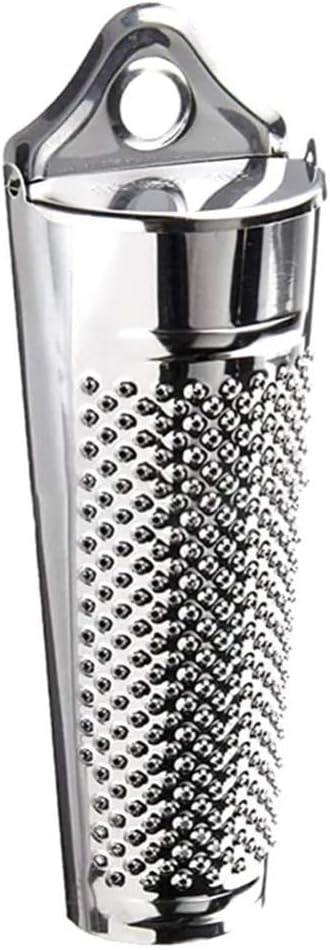 Skiennix Stainless Steel Nutmeg Grater - Multifunctional Citrus, Ginger & Garlic Kitchen Tool