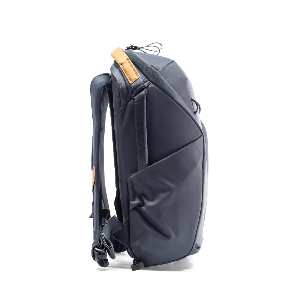 Peak Design Everyday Backpack Zip 20L, Black, 270-Degree Zip, Dual Side Pockets, FlexFold Dividers, Fits 15" Laptop, For Camera Carry, Daily Commutes or Travel, Versatile Backpack for Men and Women