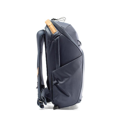 Peak Design Everyday Backpack Zip 20L, Black, 270-Degree Zip, Dual Side Pockets, FlexFold Dividers, Fits 15" Laptop, For Camera Carry, Daily Commutes or Travel, Versatile Backpack for Men and Women