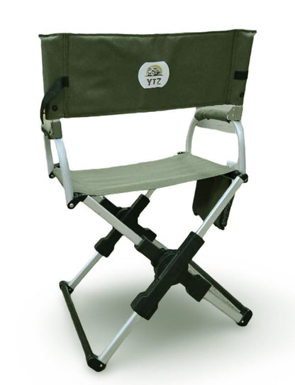 Portable Camping Chair with Carry Bag, Compact, Lightweight Collapsible Arm Chair for Outdoor Camping, Sports, Tailgates, Beach, and Fishing; Supports up to 250lbs [2024 (Green)